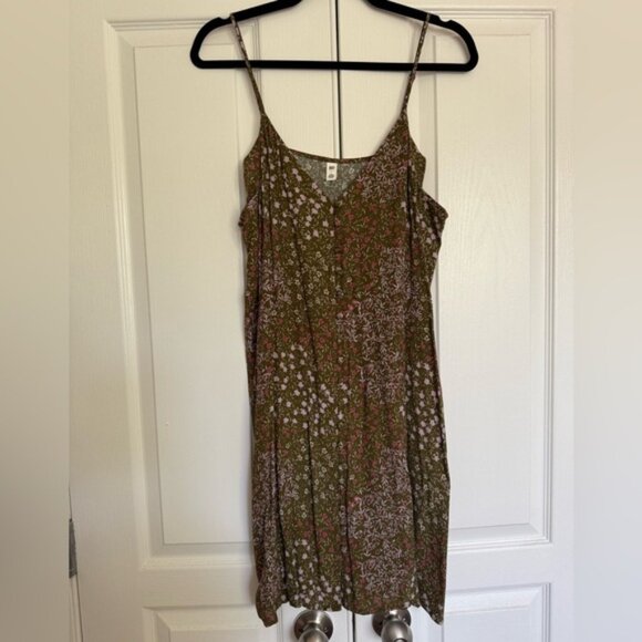BP Green, Floral Tank Dress